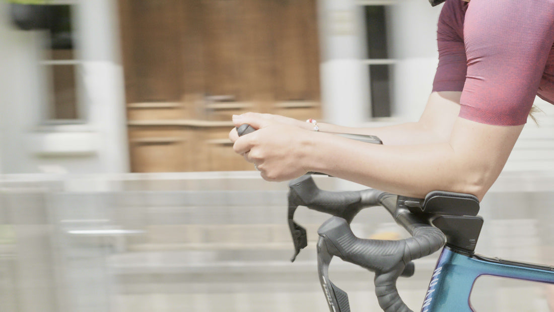 Cyclist on the new Endurace with versatile PACE handlebar