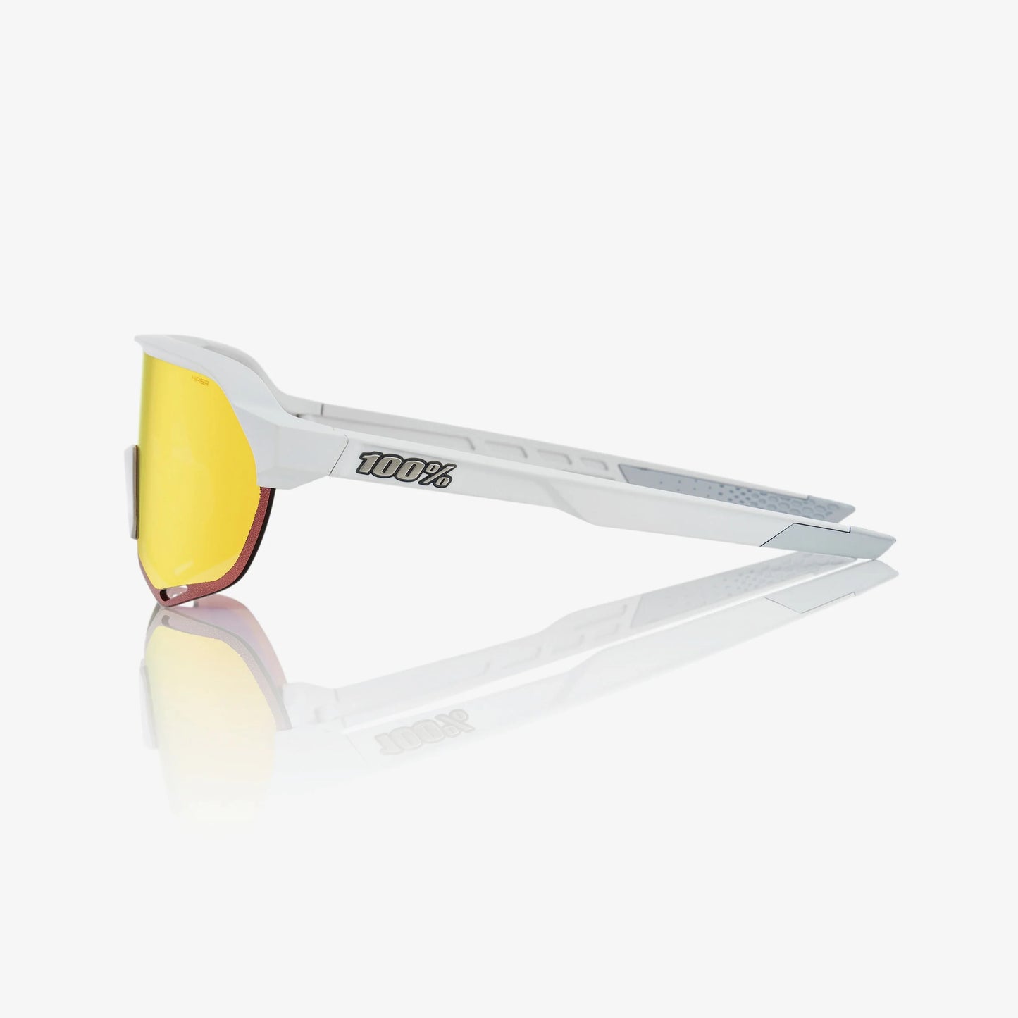 100% S2 - SOFT TACT OFF WHITE - HiPER RED Multilayer Mirror Lens