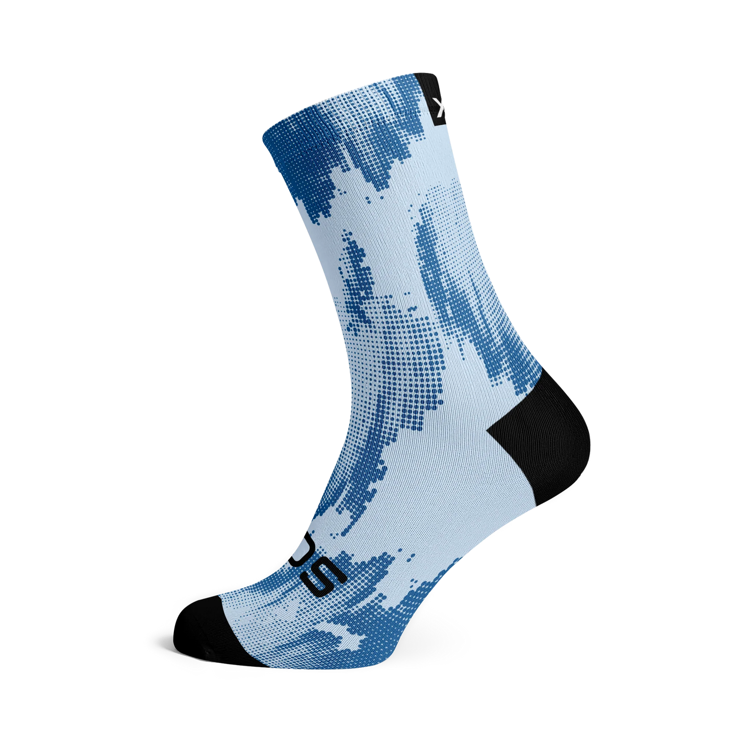 SOX Blue Gravel Crew Socks