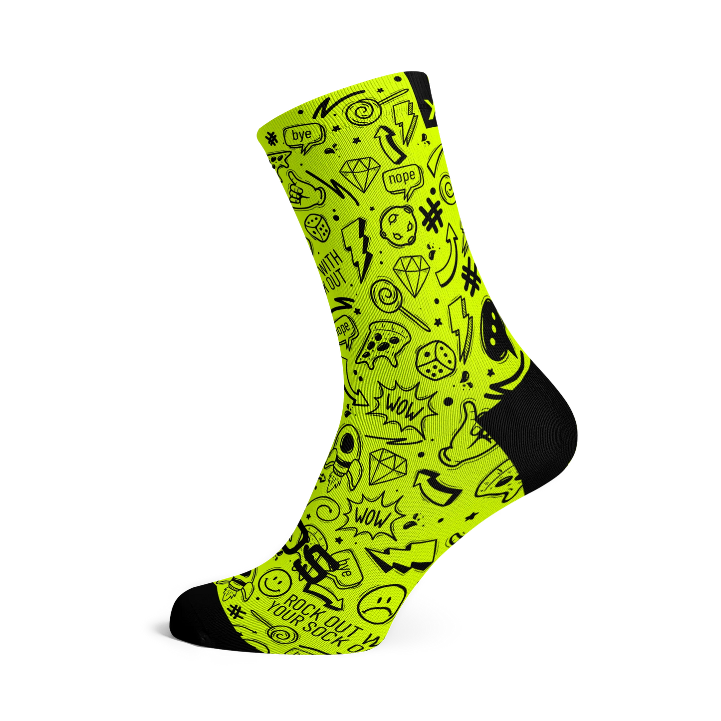 SOX Fluo Doodle Socks