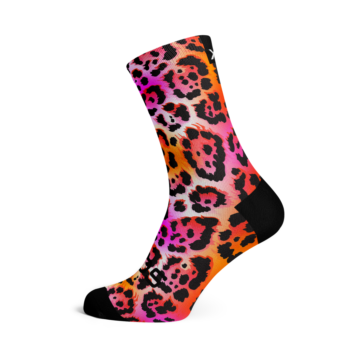 SOX Electric Pink Leopard Socks