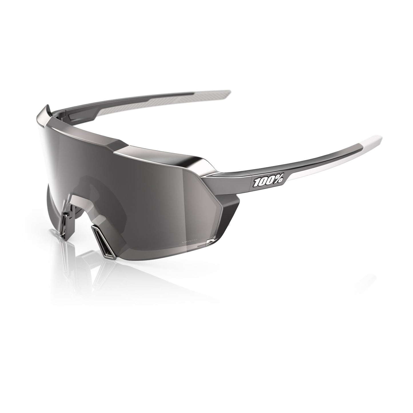 100% Korbin - Gloss Black Chrome - HiPER Silver Mirror Lens