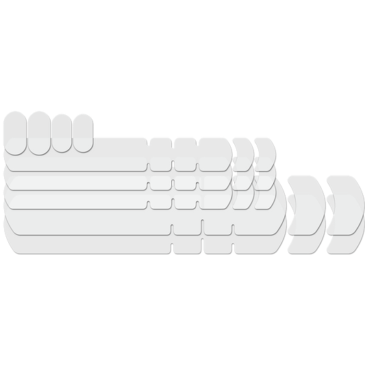 LIZARDSKINS ADHESIVE FRAME KIT CLEAR MATT