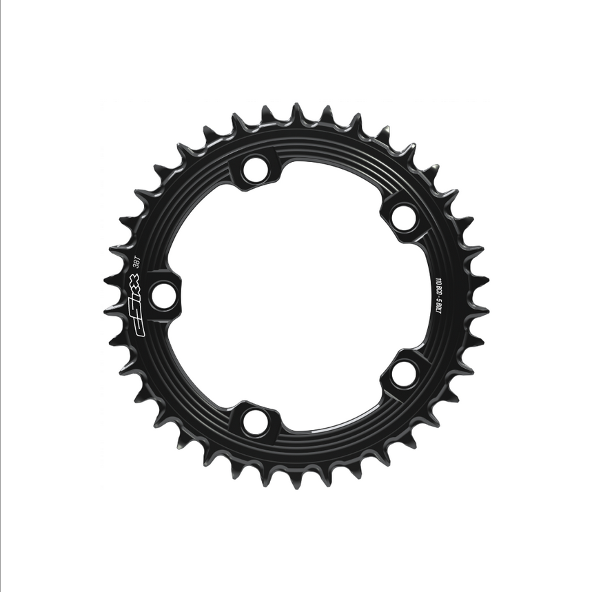 CSIXX TT Chainring 110 bcd 5bolt 38t Black