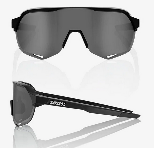 100%  S2® - Soft Tact Black - Smoke Lens