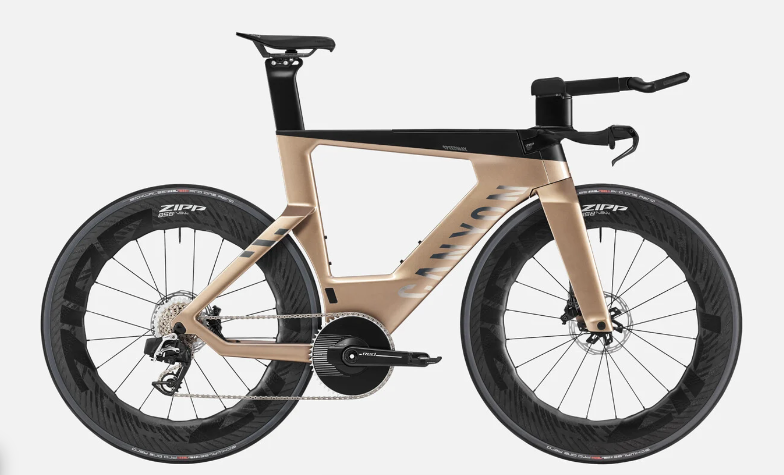 Triathlon Bike Velo Chrono Canyon Velo Hybride Route Triathlon