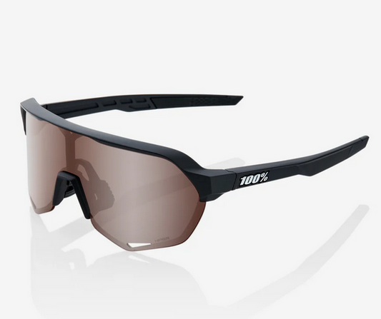 100%  S2® - Soft Tact Black - HiPER® Crimson Silver Mirror Lens