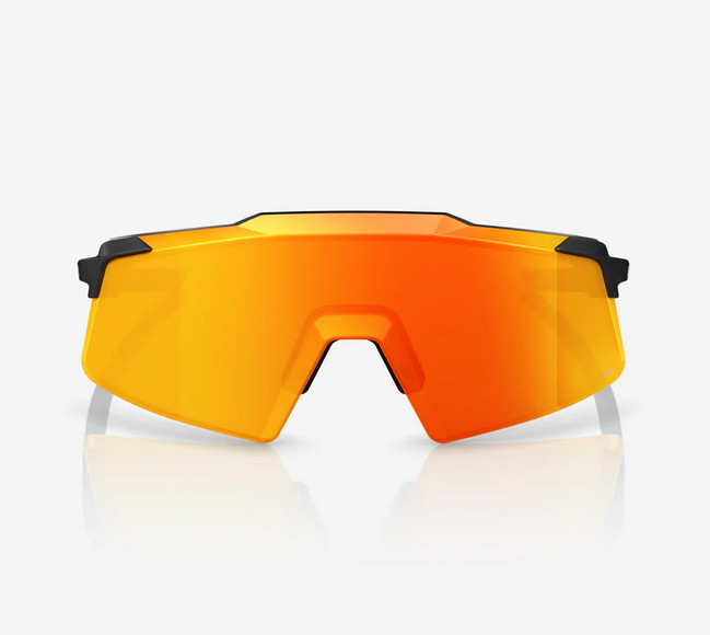 100% Aerocraft - Soft Tact Black - HiPER Red Multilayer Mirror Lens