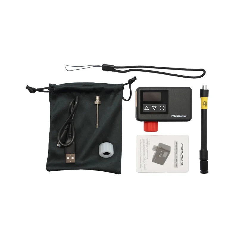 RYDER Rechargeable Tyre Inflator with Digi Pressure Gauge