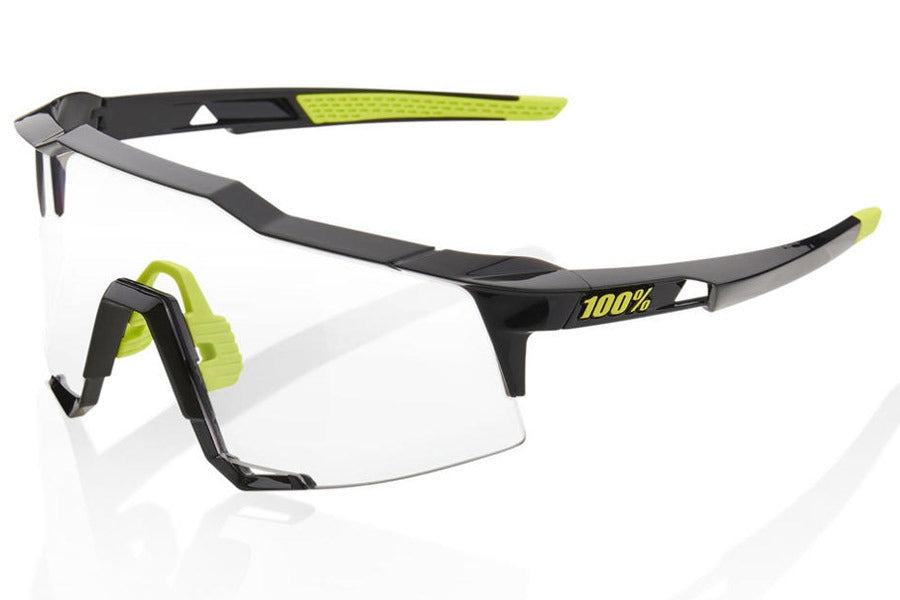 100% SPEEDCRAFT - GLOSS BLACK - PHOTOCROMIC LENS - OS