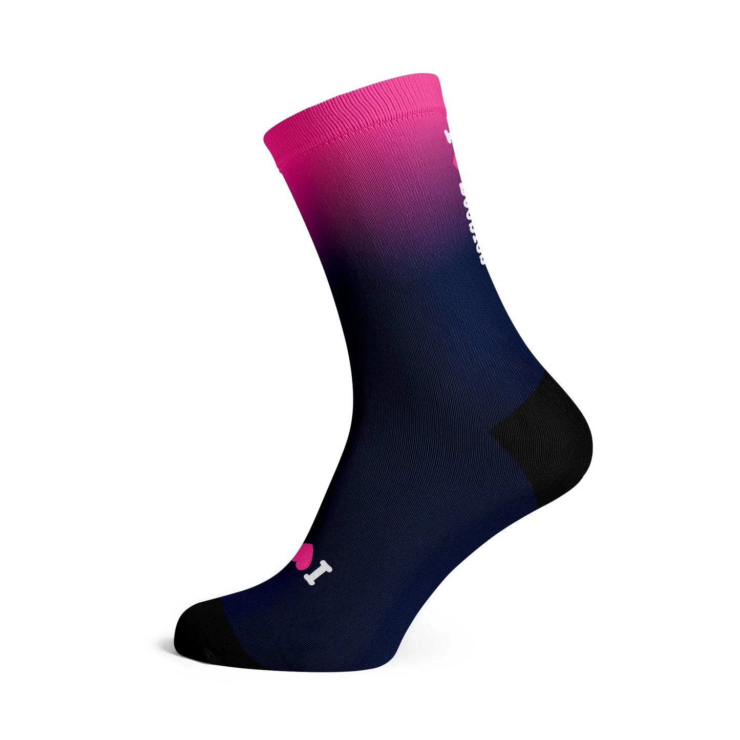 SOX ILoveBoobies Navy Pink Fade