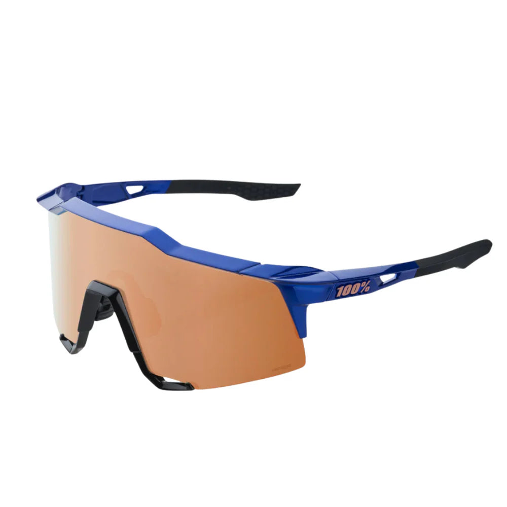 100% Speedcraft - Glass Cobalt Blue- Hiper Copper Mirror Lens