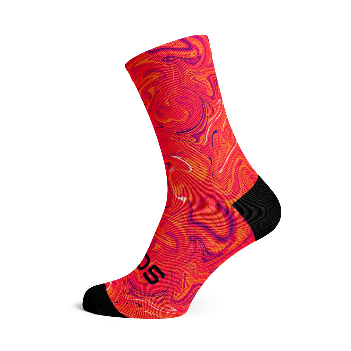 SOX Marble Orange Socks