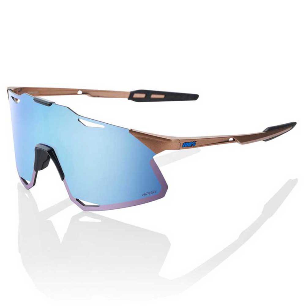 100% HYPERCRAFT - Matte Copper Chromium - HiPER Blue Multilayer Mirror Lens