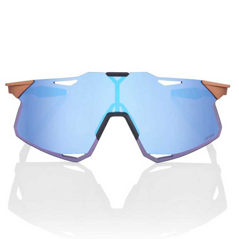 100% HYPERCRAFT - Matte Copper Chromium - HiPER Blue Multilayer Mirror Lens