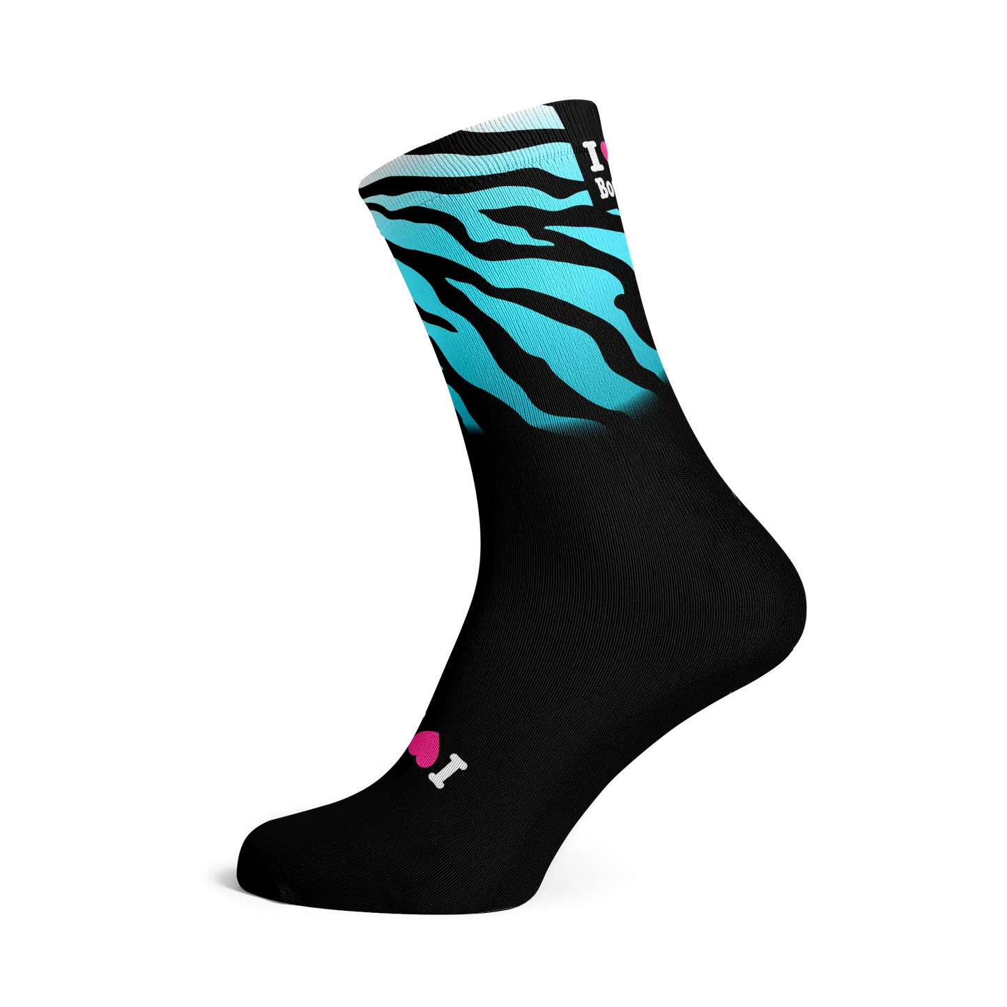 SOX ILoveBoobies Blue Zebra