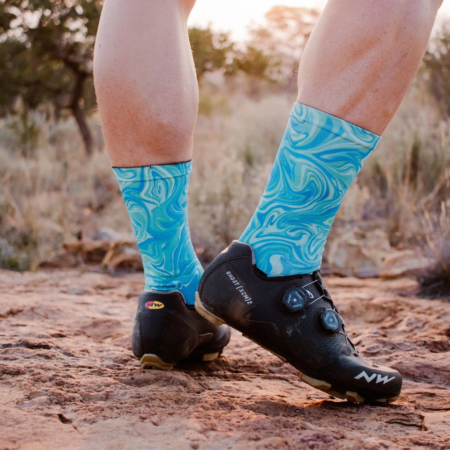 SOX Marble Blue Socks