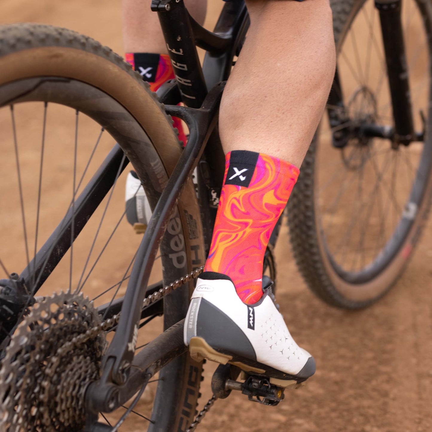 SOX Marble Orange Socks