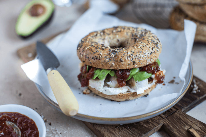 BAGEL Chicken, Pronto Mama, Avo, & Spinach