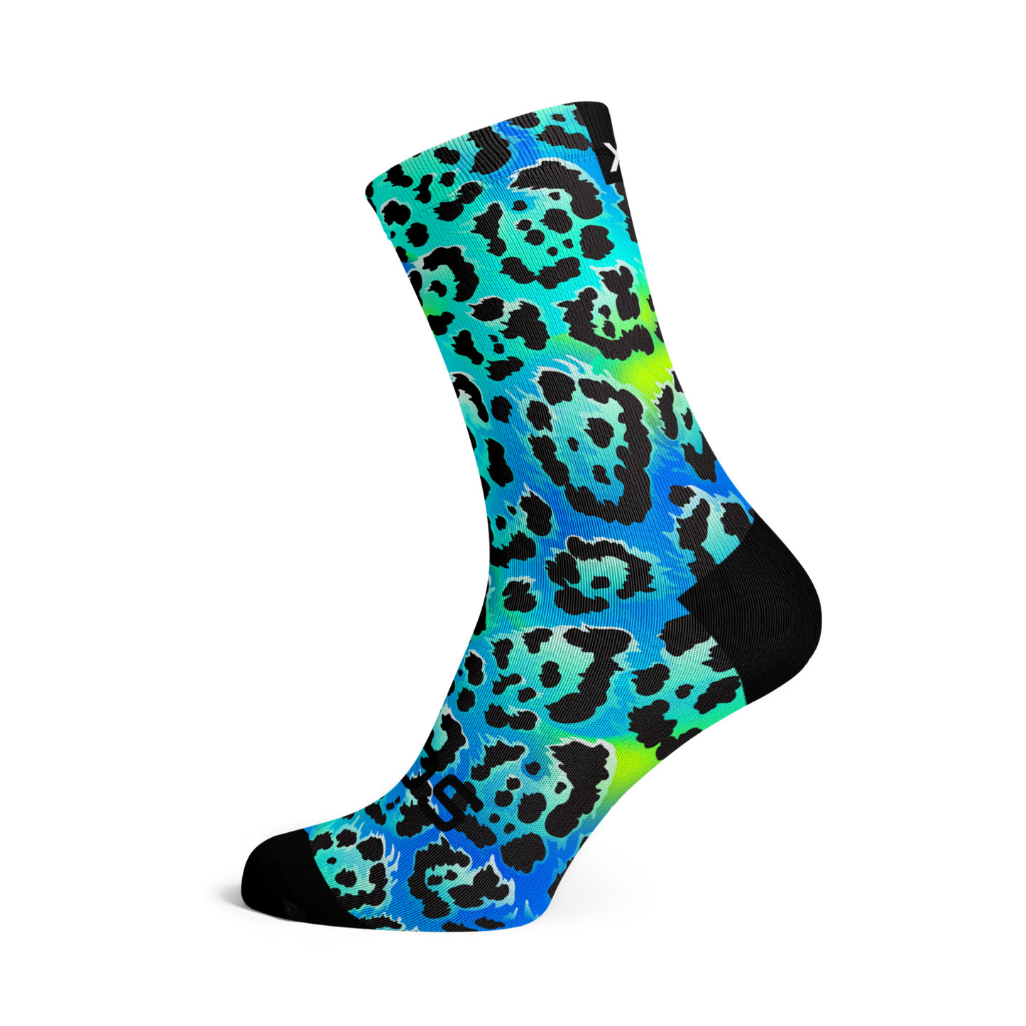 SOX Electric Blue Leopard Socks