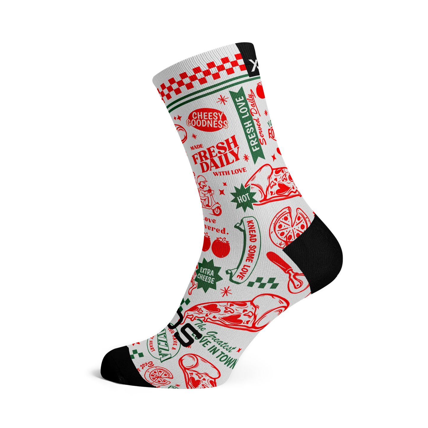 SOX Pizza My Heart Socks