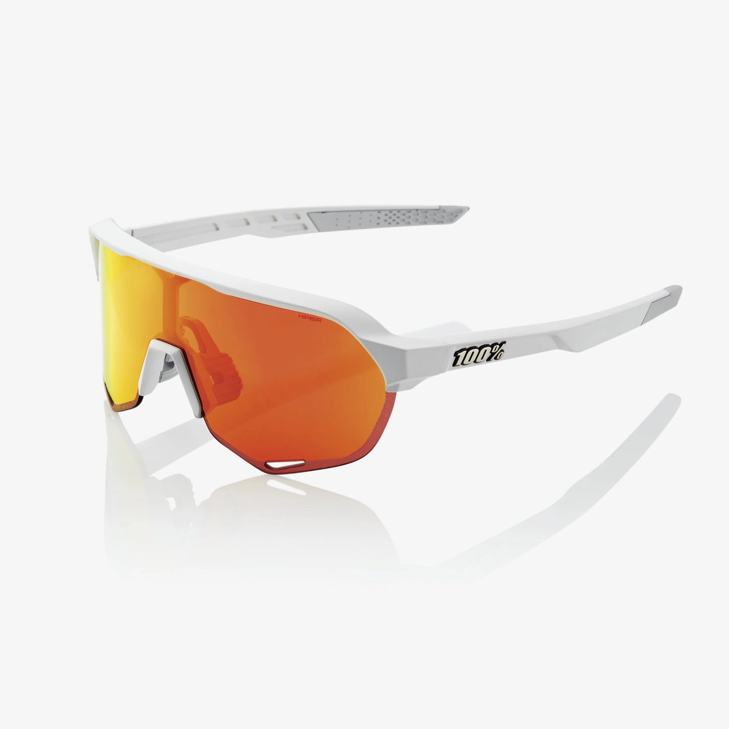 100% S2 - SOFT TACT OFF WHITE - HiPER RED Multilayer Mirror Lens