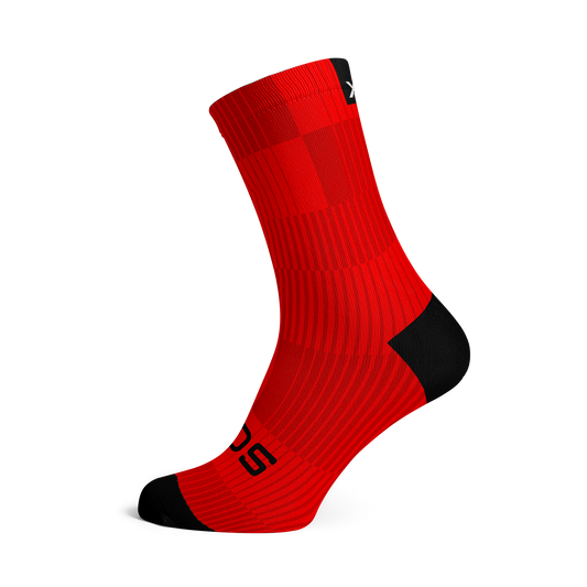 SOX Slight Red Crew Socks