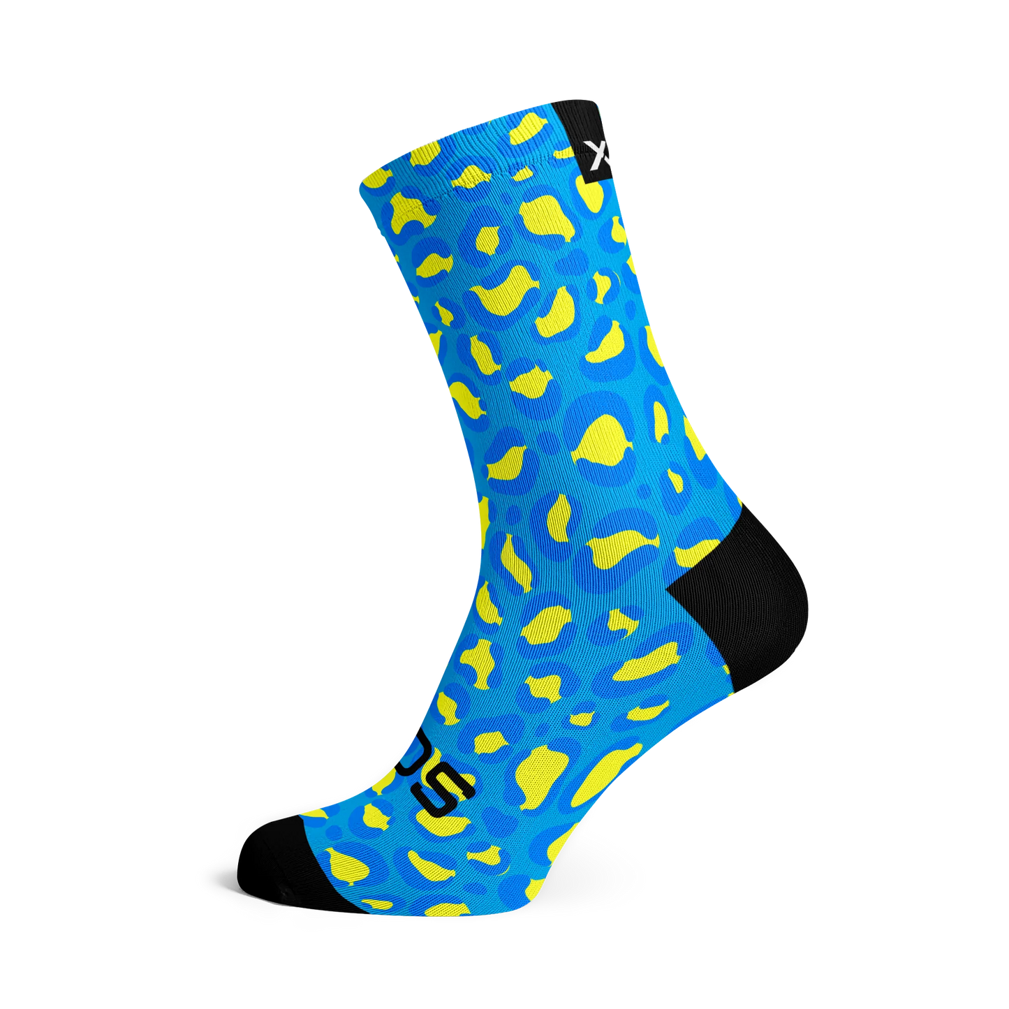 SOX Blue Leopard Socks