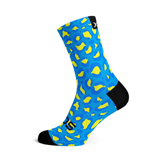 SOX Blue Leopard Socks