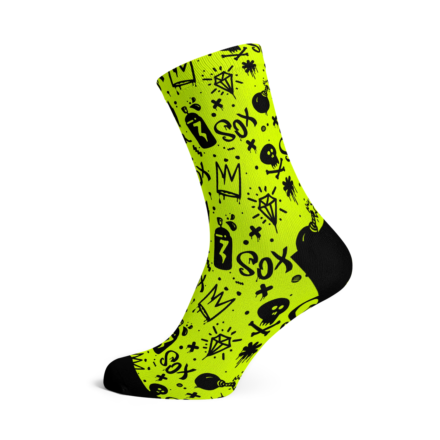 SOX Doodle Yellow Socks